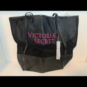 Victoria Secret Large Mesh Tote overnight bag